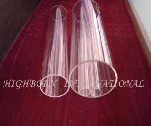 clear quartz glass tube