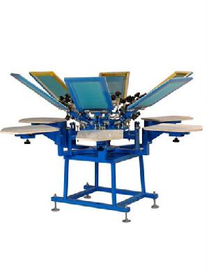 6 Color Screen Printing Machine