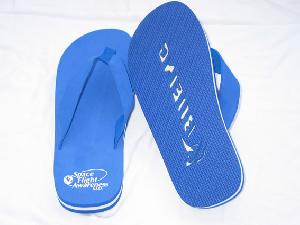 promotional flip flop slippers sandals die cut logo printing