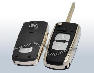 2button flip shell chrome hyundai