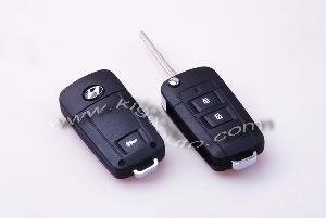 2button Back Flip Shell For Santafei, Hyundai /