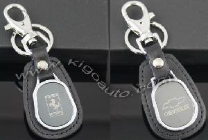 Key Chains With Leather Background