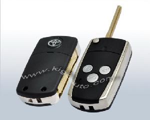 Toyota 3button Flip Shell Chrome For Camry Us Style