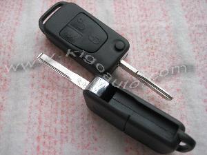 Mercedes 3 Button Flip Key Shell