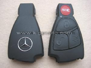 mercedes 3button panic smart key case