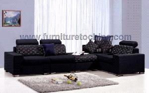 contemporary leisure fabric l shape sofa ottoman home sectional corner seat modern furniture