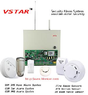 Hardwired Fire Intrusion Burglar Alarm Systems With Gsm Pstn Dual-network