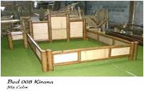 Bedroom From Bamboo With Wooden Frame And Bamboo Roll 008 Kirana