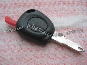 Renault Key Shell With Chip Insert