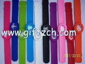 Anion Ion Oval Slap Silicone Watch