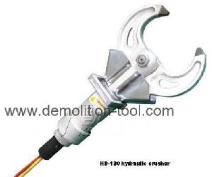 Concrete Hand Cruncher, Control Demolition Using Hand Held Hydraulic Concrete Crushing