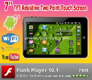 New Best Cheap 7 Inch Android2.2 Irobot Tablet Pc Mid Funpad Via Wm8650 800mhz 2g Wifi 3g Flash10.1