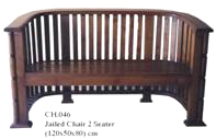 jail chair 2 seater