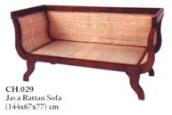 Java Rattan Sofa