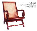 Lazy Chair W / Rattan