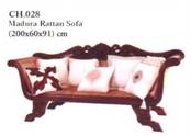 madura sofa w rattan
