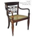 Rattan Horn Chair