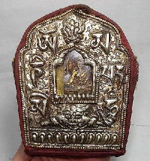 Old Tibetan Ghau 8 Symbols Box