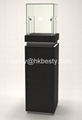 Classical Black Tower Display Showcase For Top Grade Jewelry Or Watches