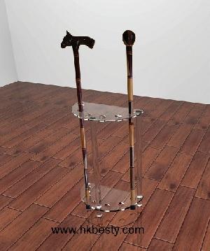 Clear Acrylic Walking Stick Display