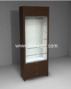 fancy diamond tower display cabinet watch showcase