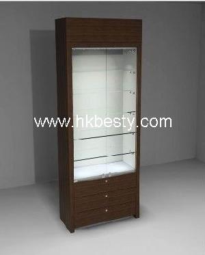 Fancy And Fashionable Design Diamond Tower Display Cabinet , Watch Display Showcase