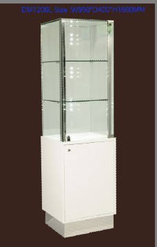 High Power Led Light Jewelry Display Showcase