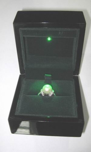 Portable And Exquisite Ring Box Used Led Light