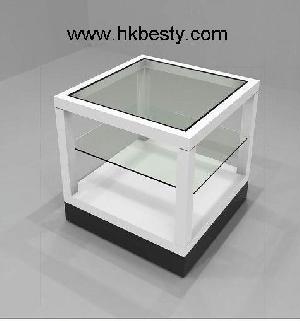 Transparent And First-class Diamond Display Case With Bright Mirror