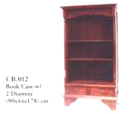 Book Case With 2 Dwrs