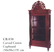 Carved Crown Cupboard