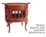 Drink Tea Table Oval