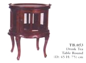 drink tea table round