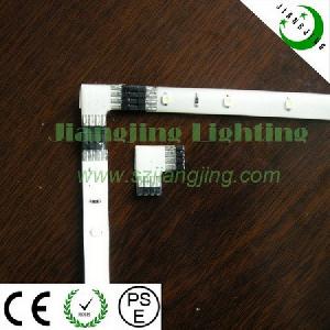 White / Black 4-pins Rgb Connector For All 5050 Rgb Led Strip