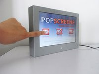 ultra slim 10inch digital signage touch screen