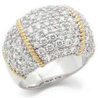 Fashion Brass And Zircon Jewelry Ring