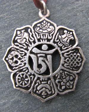 8 Auspicious Symbols Pendant