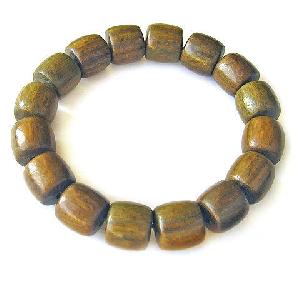 tibetan green sandalwood prayer drum beads wrist mala