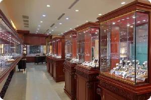Famous Brand Jewellery Display Showcase With Led Light, Which Is New Style In 2011