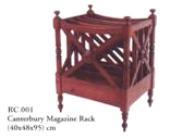 canterbury magazine rack