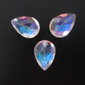 Faceted Drop Crystal Beads