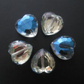 heart imitation swarvoski crystal beads