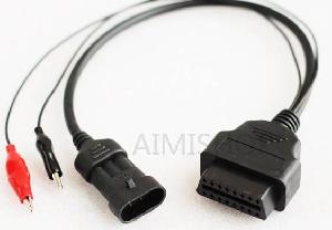 Fiat Lancia Alfa Romeo 3 Pin To Obd2 Obd Adapter Cable