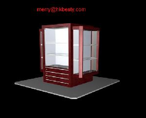 Tasteful Display Kiosk And Showcase For Jewelry , Watch Or Perfume Exhibition