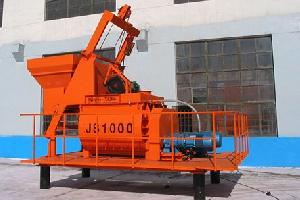 twin shaft spiral concrete mixer js1000