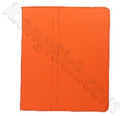 ipad 2 flip stand leather cases oranger