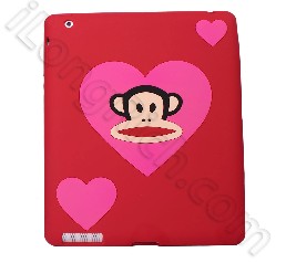 Ipad 2 Paul Frank Silicone Cases Red