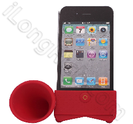 iphone 4 horn stand acoustic amplifier