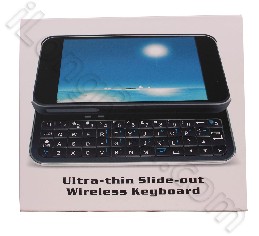 Iphone 4 Ultra-thin Slide-out Wireless Bluetooth Keyboard