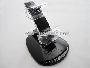 Dual Controller Charging Stand For Sony Ps3 Wireless Joypad